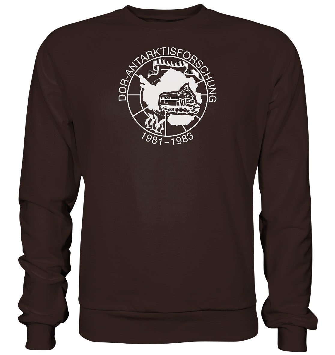DDR Ostalgie Pullover Unisex • ANTARKTISFORSCHUNG DER DDR - 1981-1983