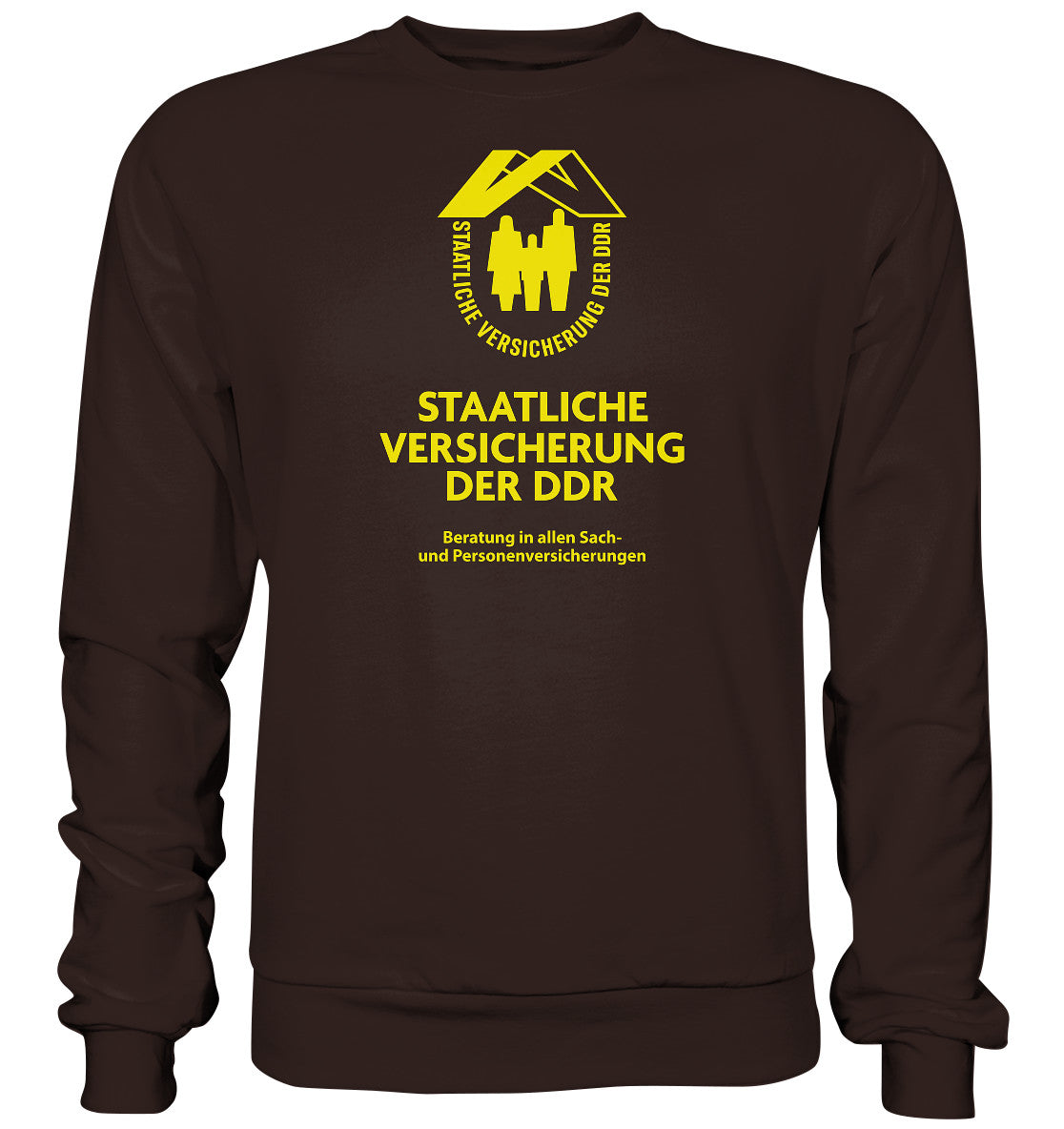 DDR Ostalgie Pullover Unisex • STAATLICHE VERSICHERUNG DER DDR