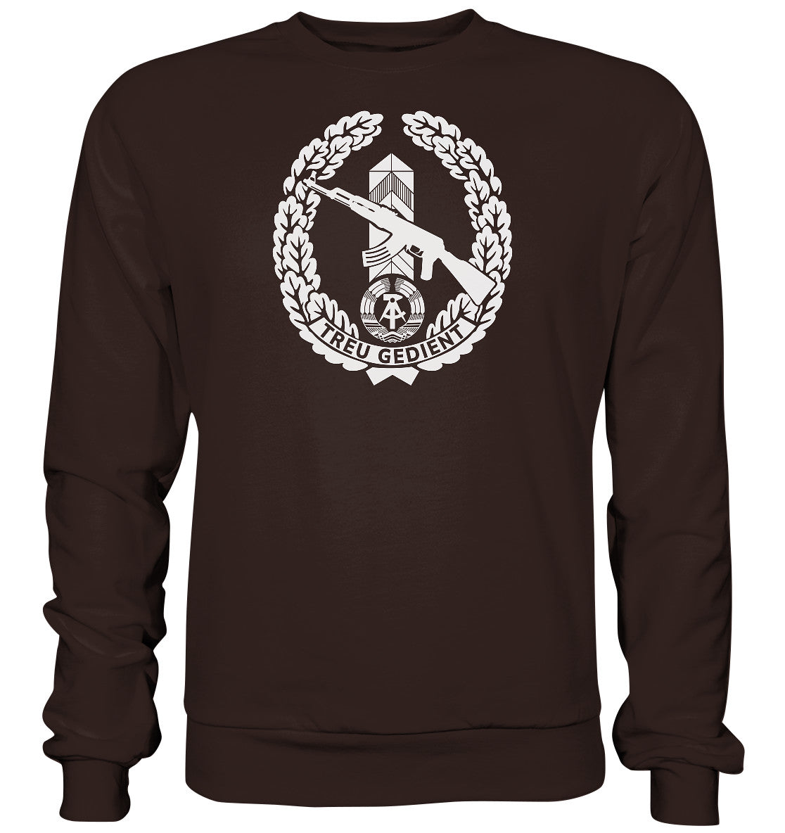 DDR Ostalgie Pullover Unisex • NVA-ORDEN - TREU GEDIENT - GRENZTRUPPEN