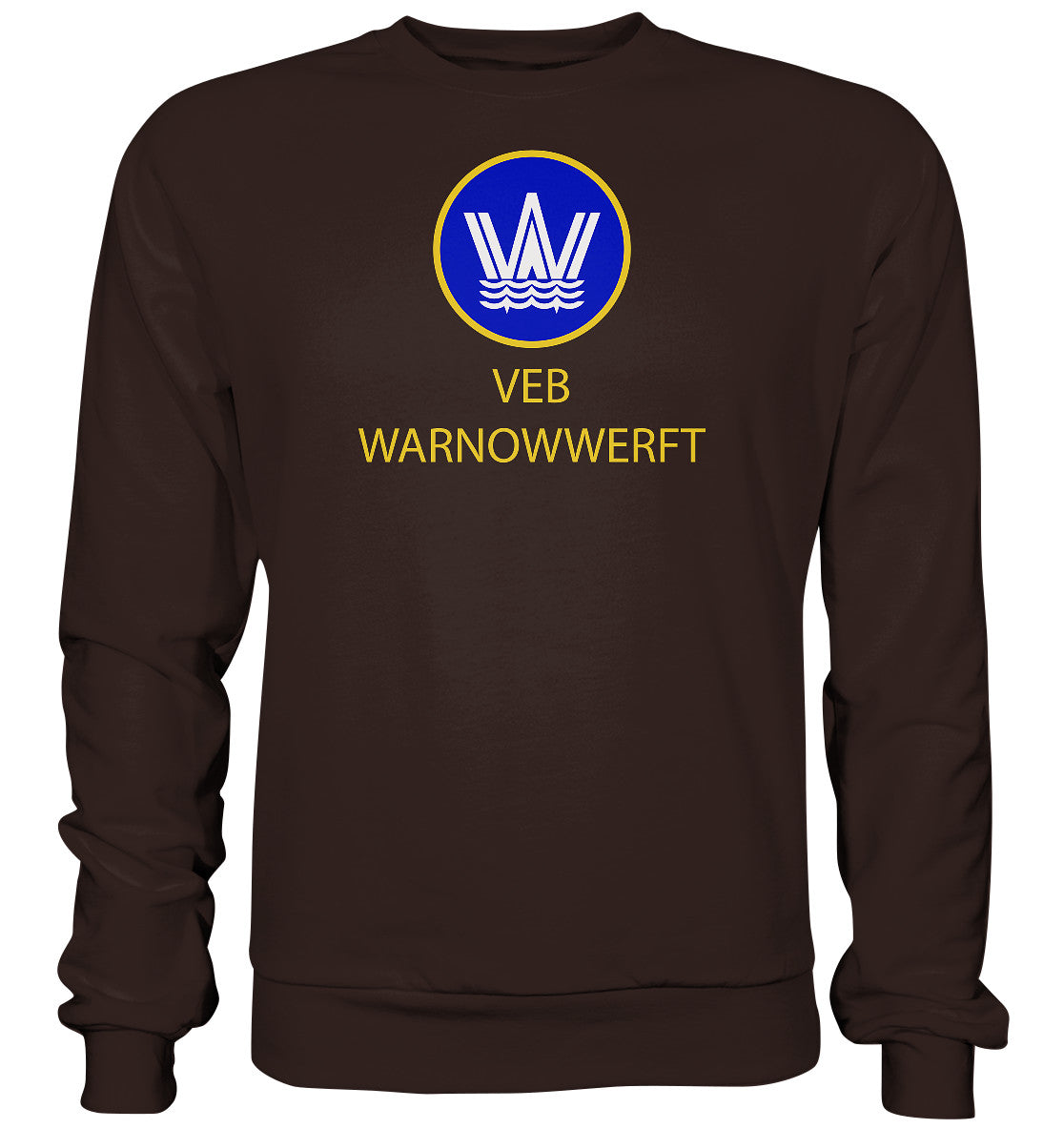 DDR Ostalgie Pullover Unisex • VEB WARNOWWERFT WARNEMÜNDE