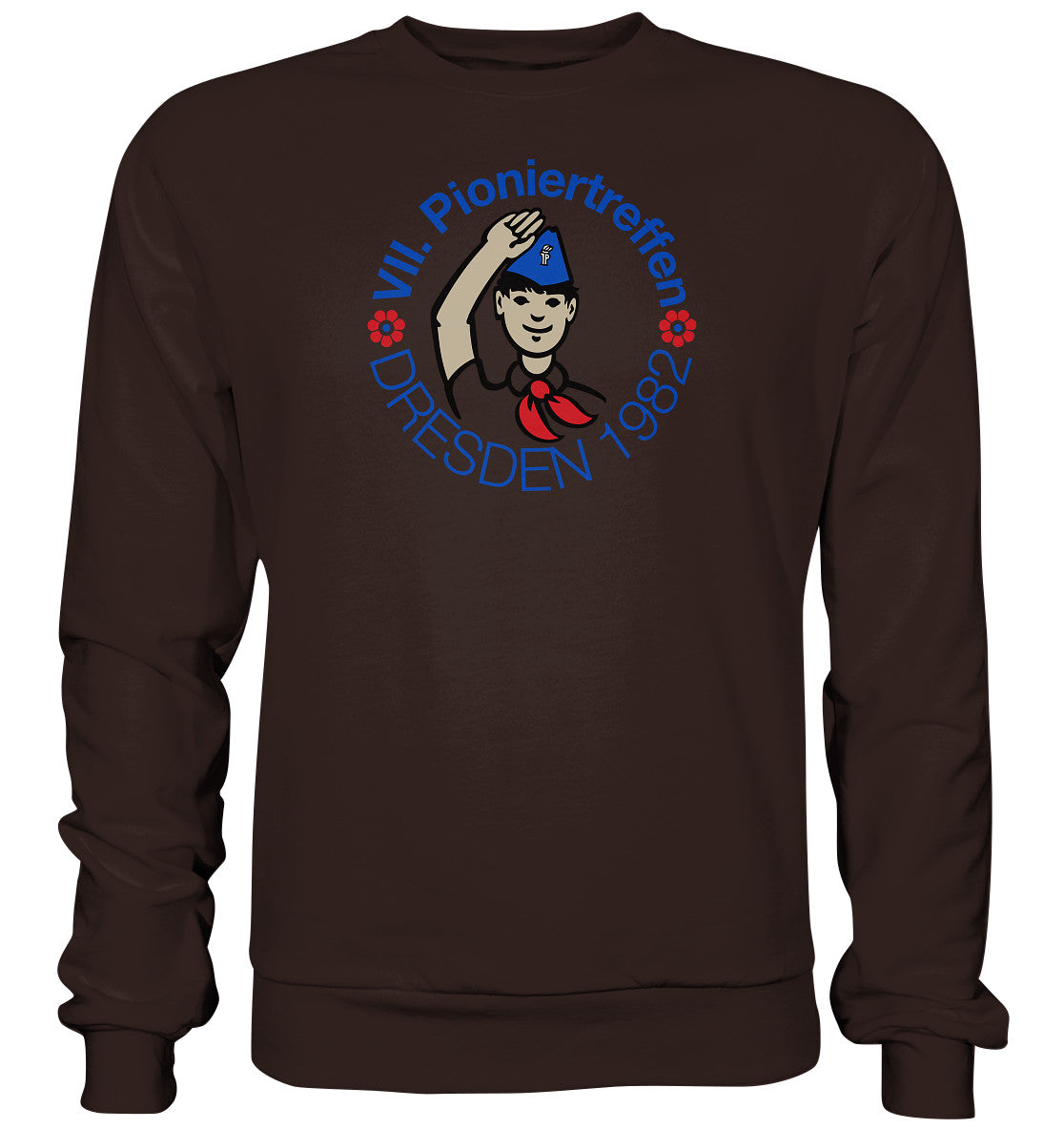 DDR Ostalgie Pullover Unisex • 7. PIONIERTREFFEN - DRESDEN 1982