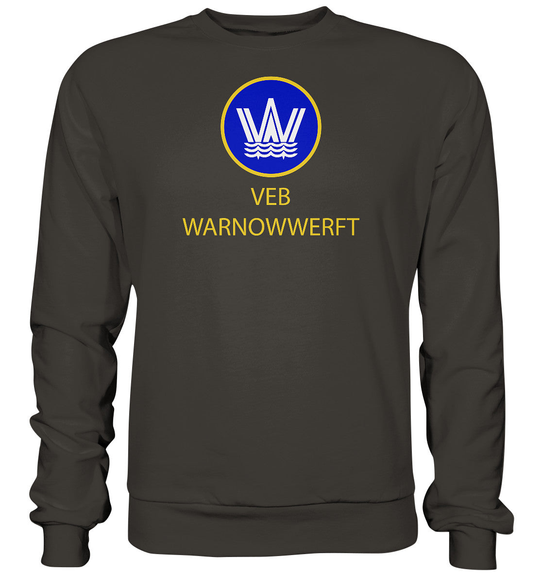 DDR Ostalgie Pullover Unisex • VEB WARNOWWERFT WARNEMÜNDE