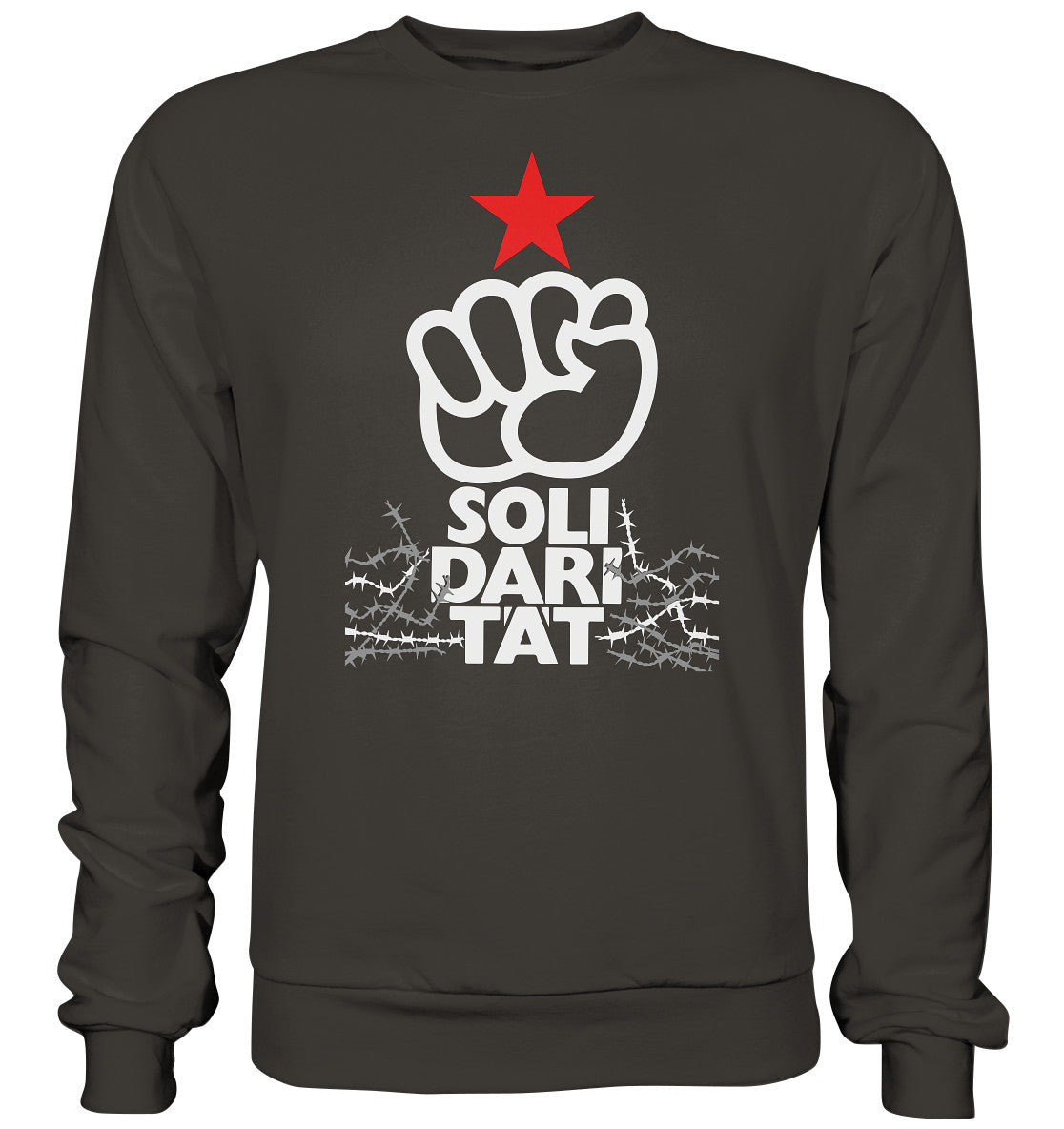 DDR Ostalgie Pullover Unisex • INTERNATIONALE SOLIDARITÄT