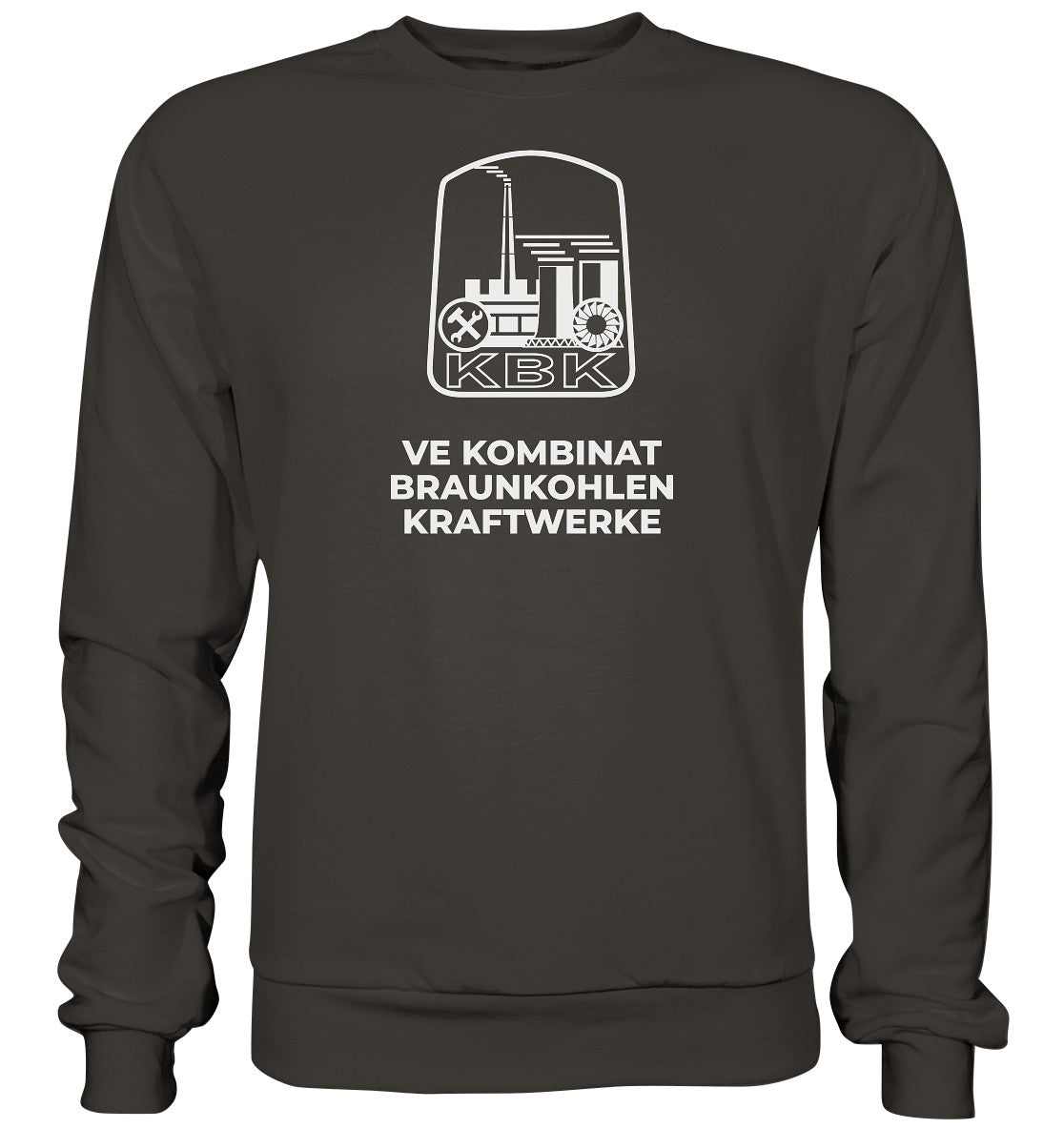 DDR Ostalgie Pullover Unisex • VE KOMBINAT BRAUNKOHLENKRAFTWERKE JÄNSCHWALDE