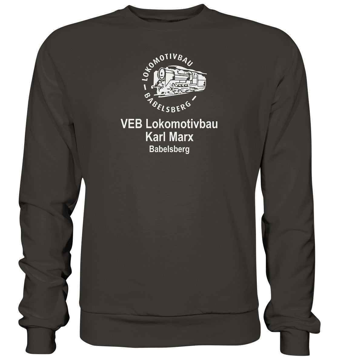 DDR Ostalgie Pullover Unisex • VEB LOKOMOTIVBAU BABELSBERG