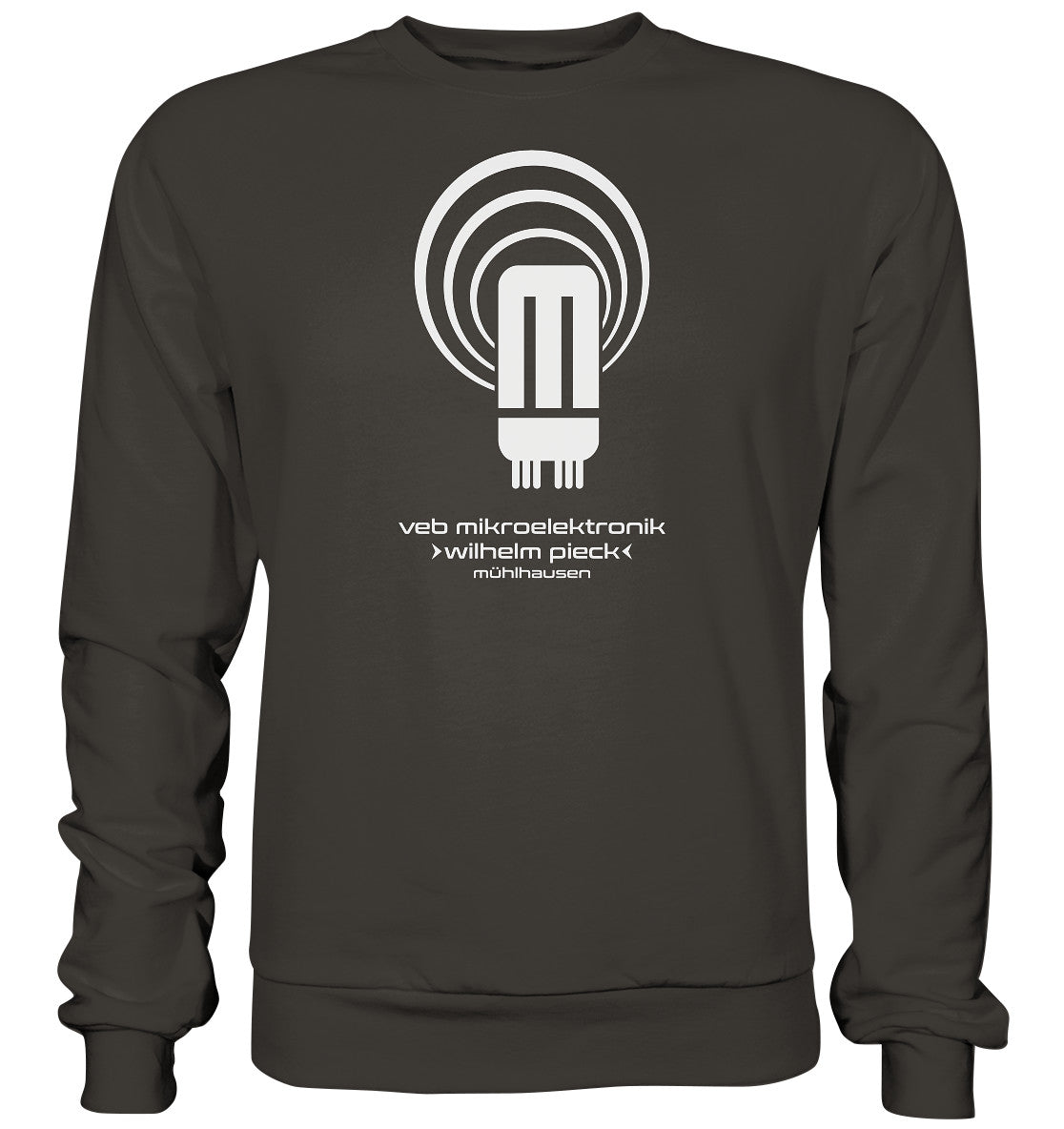 DDR Ostalgie Pullover Unisex • VEB MIKROELEKTRONIK WILHELM PIECK MÜHLHAUSEN