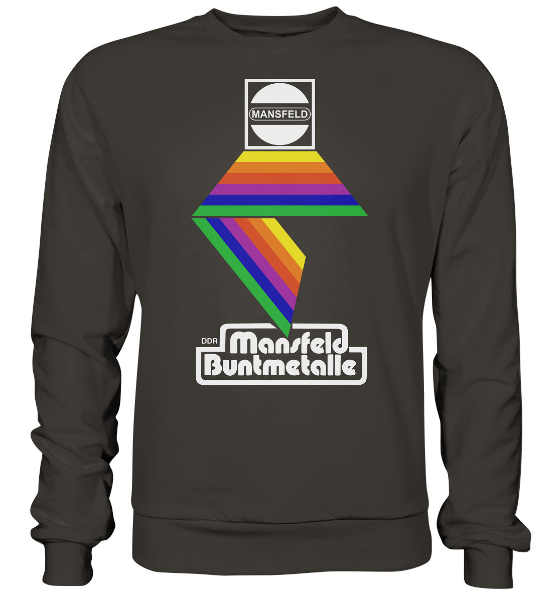 DDR Ostalgie Pullover Unisex • DDR MANSFELD BUNTMETALLE