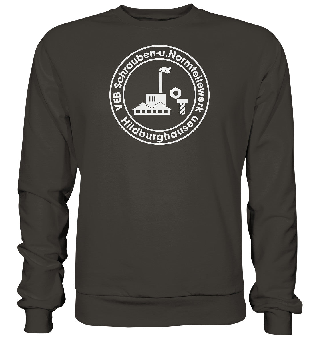 DDR Ostalgie Pullover Unisex • VEB SCHRAUBEN- U. NORMTEILE HILDBURGHAUSEN