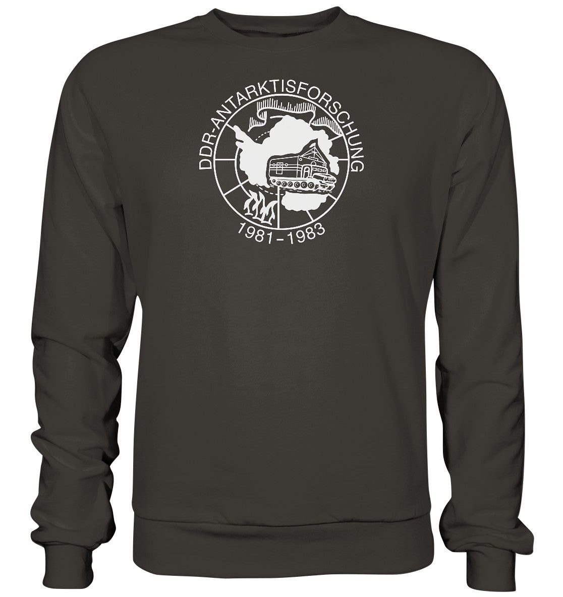 DDR Ostalgie Pullover Unisex • ANTARKTISFORSCHUNG DER DDR - 1981-1983
