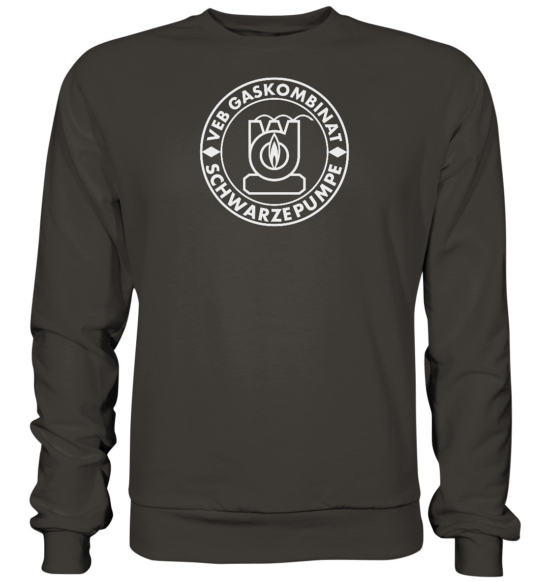 DDR Ostalgie Pullover Unisex • VEB GASKOMBINAT SCHWARZE PUMPE