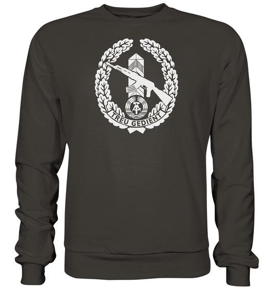 DDR Ostalgie Pullover Unisex • NVA-ORDEN - TREU GEDIENT - GRENZTRUPPEN