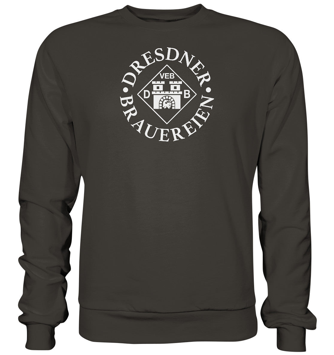 DDR Ostalgie Pullover Unisex • VEB DRESDNER BRAUEREIEN