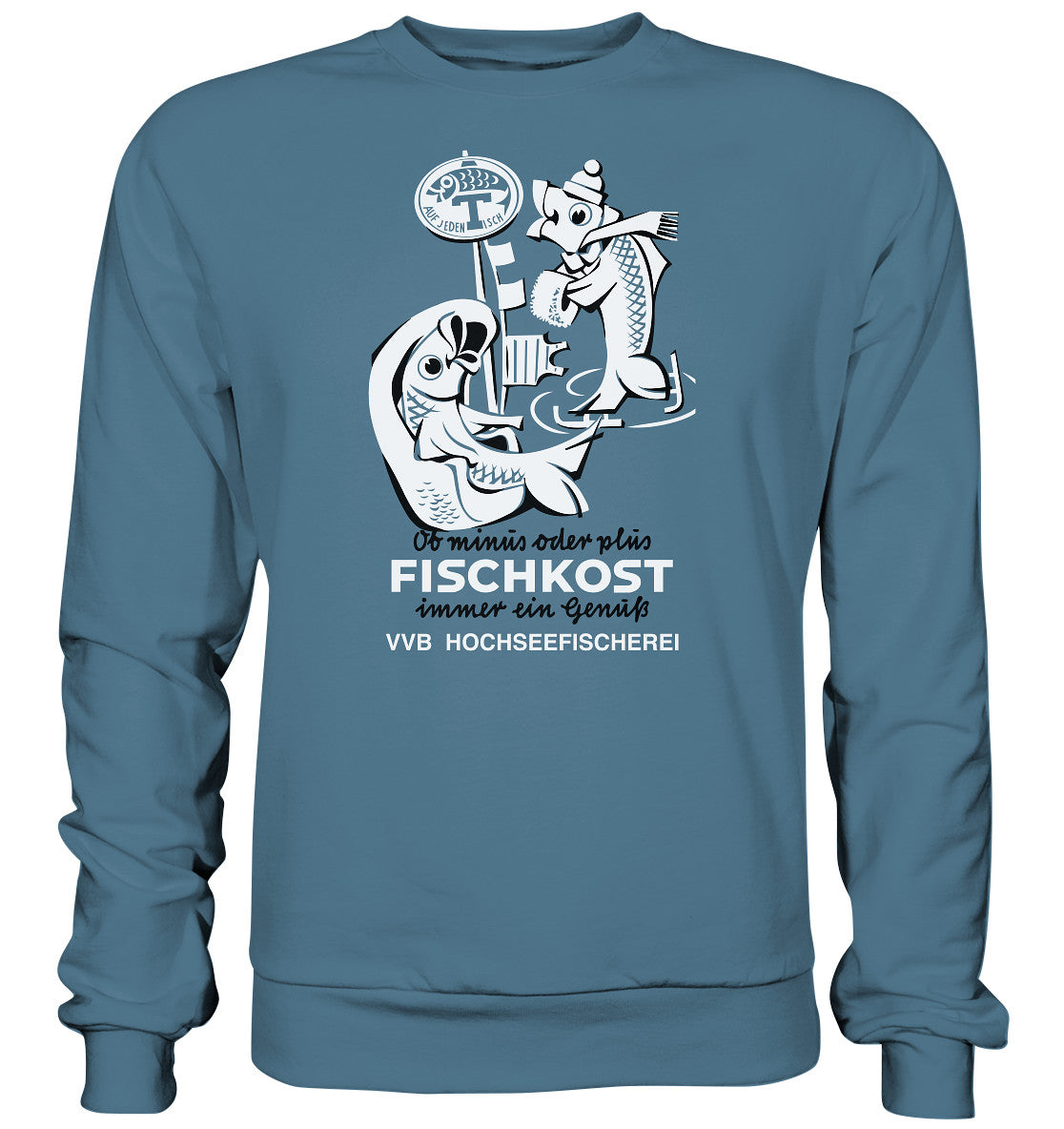 DDR Ostalgie Pullover Unisex • VVB HOCHSEEFISCHEREI FISCHKOST