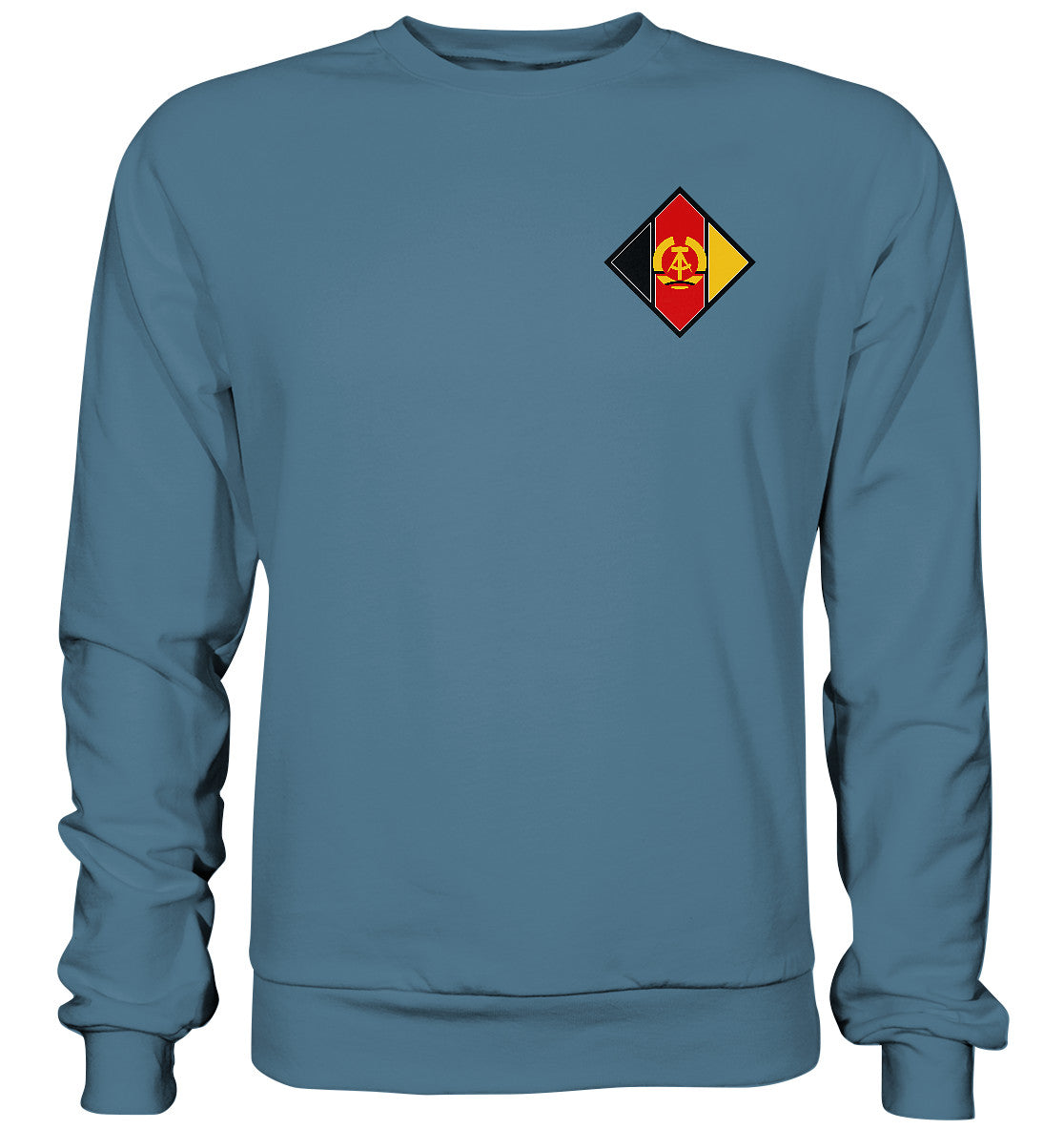 DDR Ostalgie Pullover Unisex • NVA LUFSTSTREITKRÄFTE - BRUST BADGE