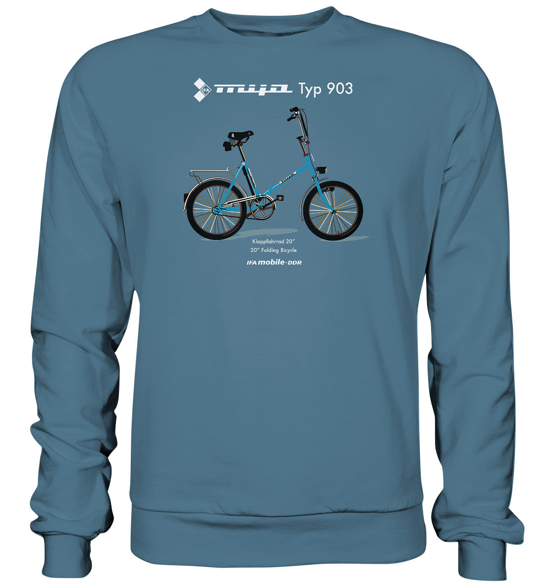 DDR Ostalgie Pullover Unisex • MIFA KLAPPRAD TYP 903 - ORIGINAL WERBUNG