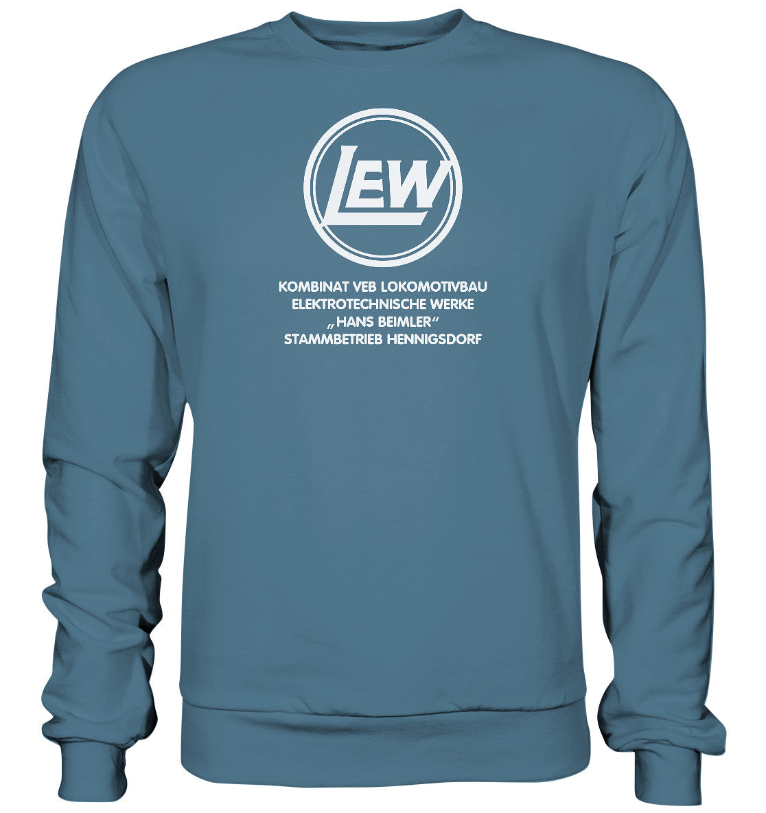 DDR Ostalgie Pullover Unisex • LEW - VEB LOKOMOTIVBAU HENNIGSDORF