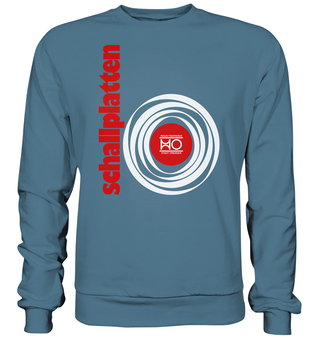 DDR Ostalgie Pullover Unisex • HO SCHALLPLATTEN DRESDEN