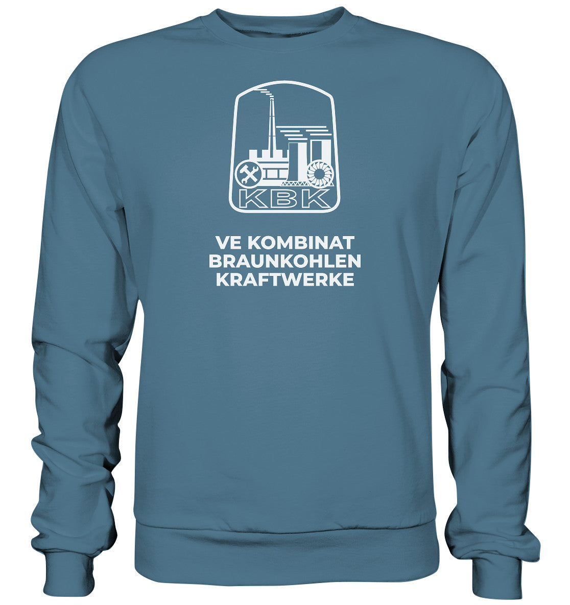 DDR Ostalgie Pullover Unisex • VE KOMBINAT BRAUNKOHLENKRAFTWERKE JÄNSCHWALDE