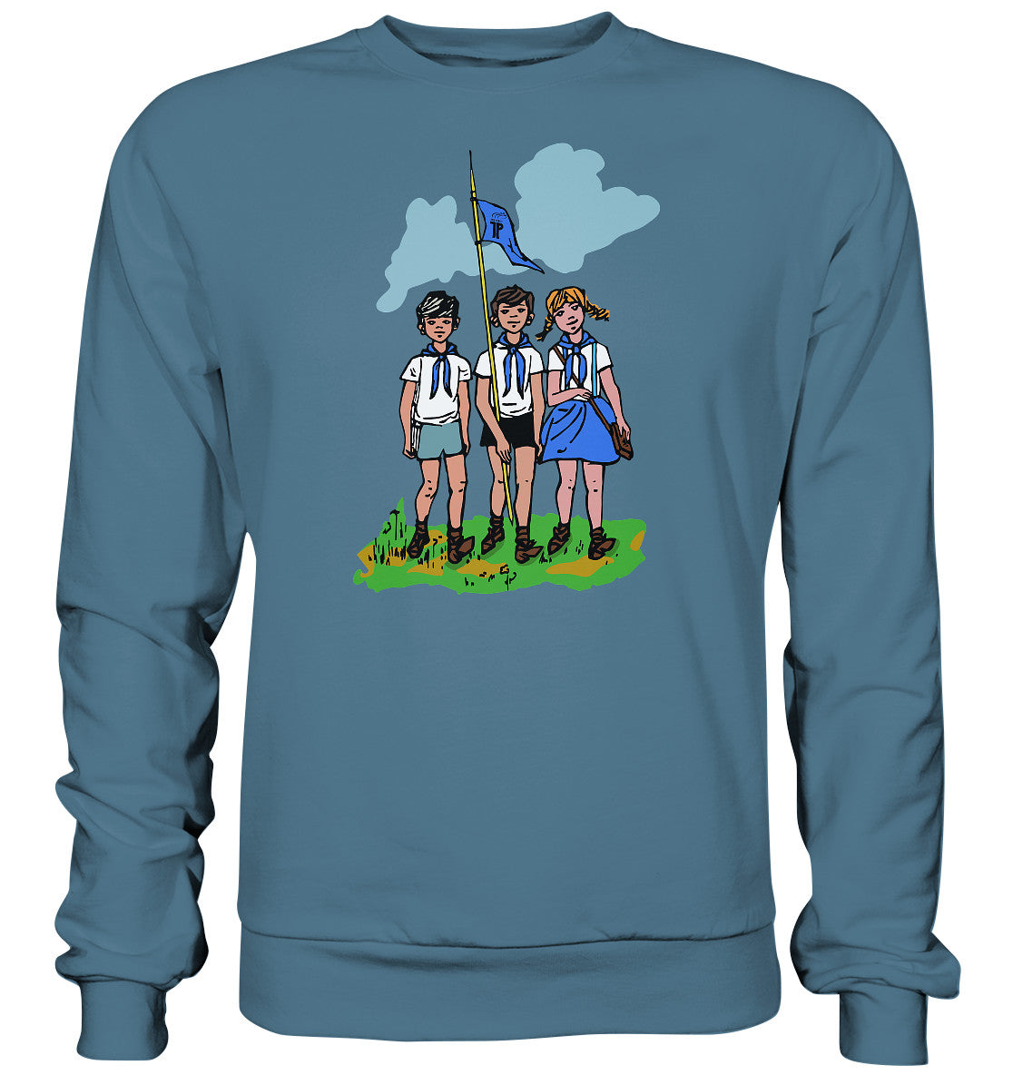 DDR Ostalgie Pullover Unisex • JUNGE PIONIERE - PIONIERAUSWEIS