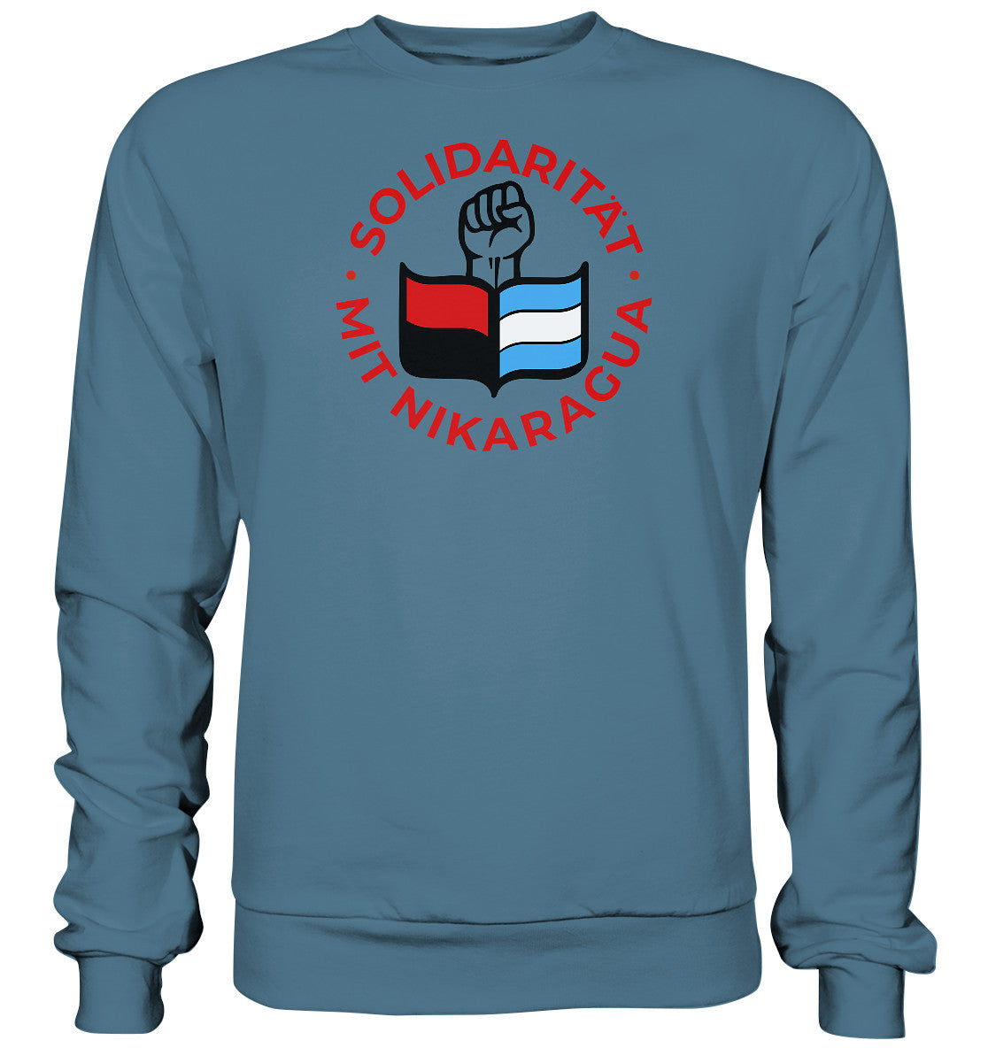 DDR Ostalgie Pullover Unisex • SOLIDARITÄT MIT NIKARAGUA