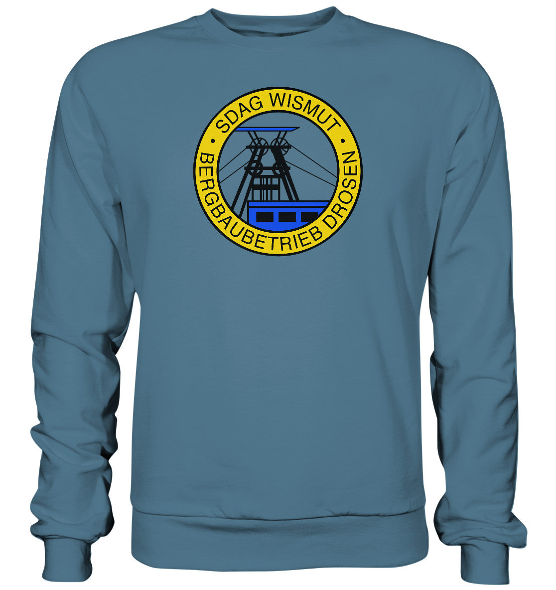 DDR Ostalgie Pullover Unisex • SDAG WISMUT - DROSEN