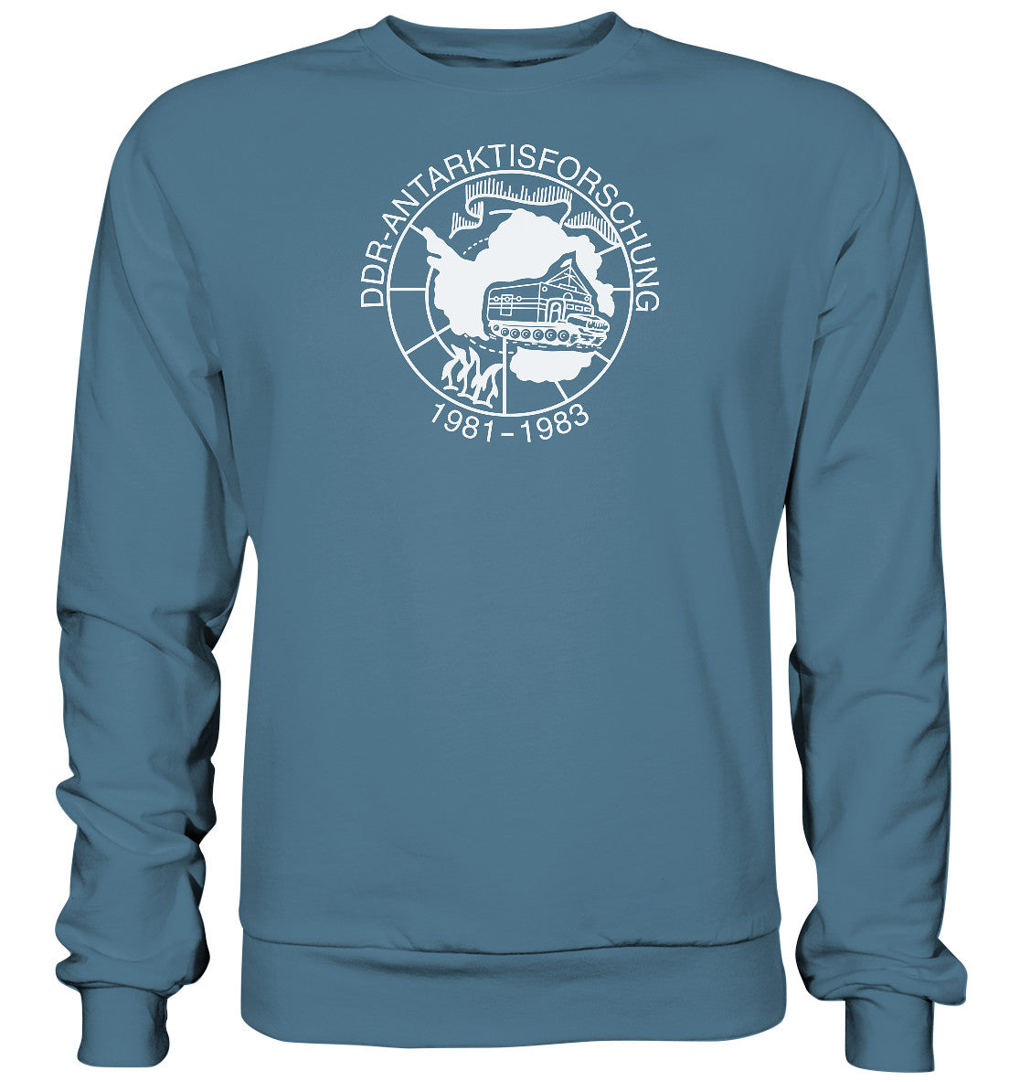 DDR Ostalgie Pullover Unisex • ANTARKTISFORSCHUNG DER DDR - 1981-1983