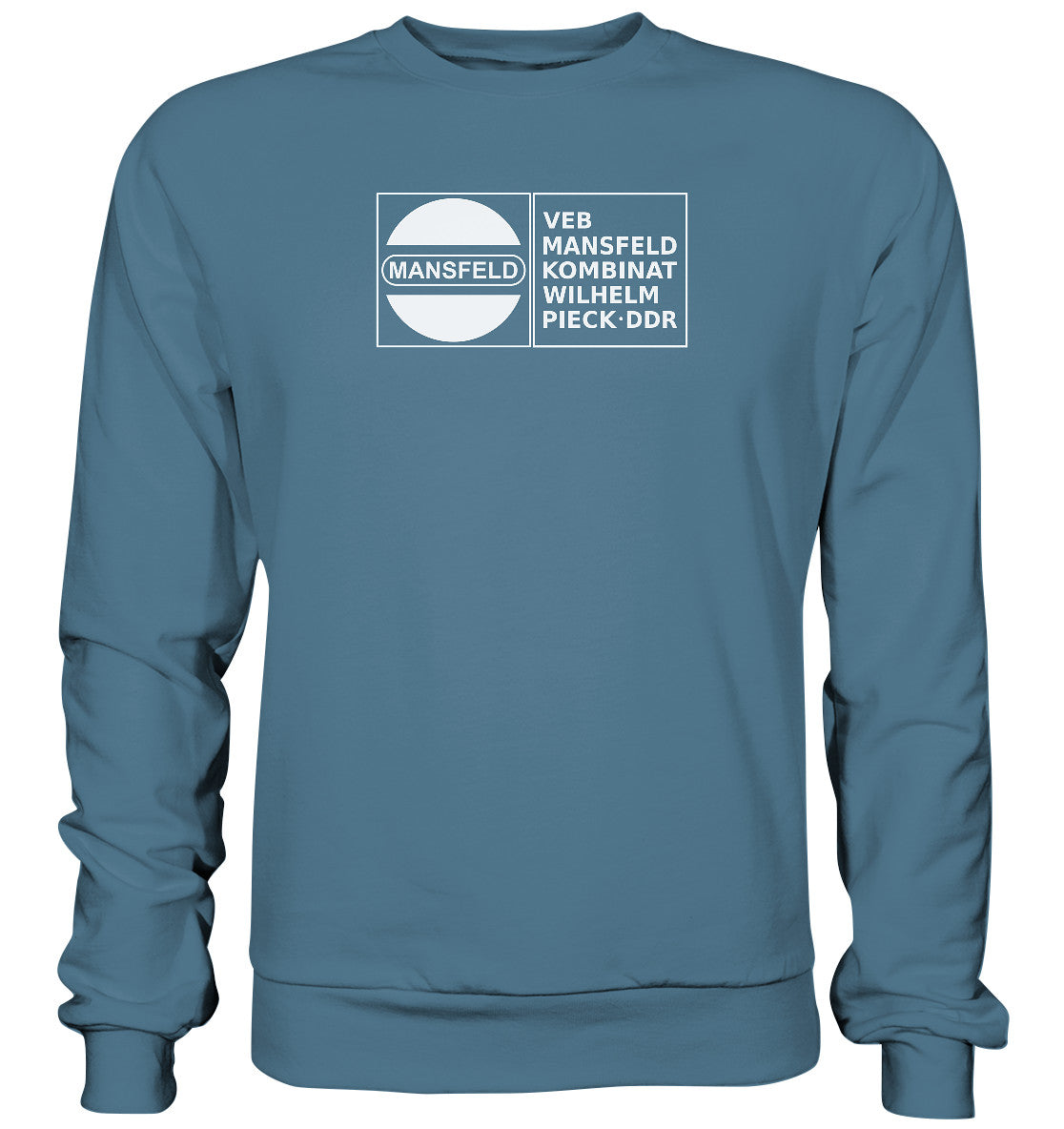 DDR Ostalgie Pullover Unisex • VEB MANSFELD KOMBINAT