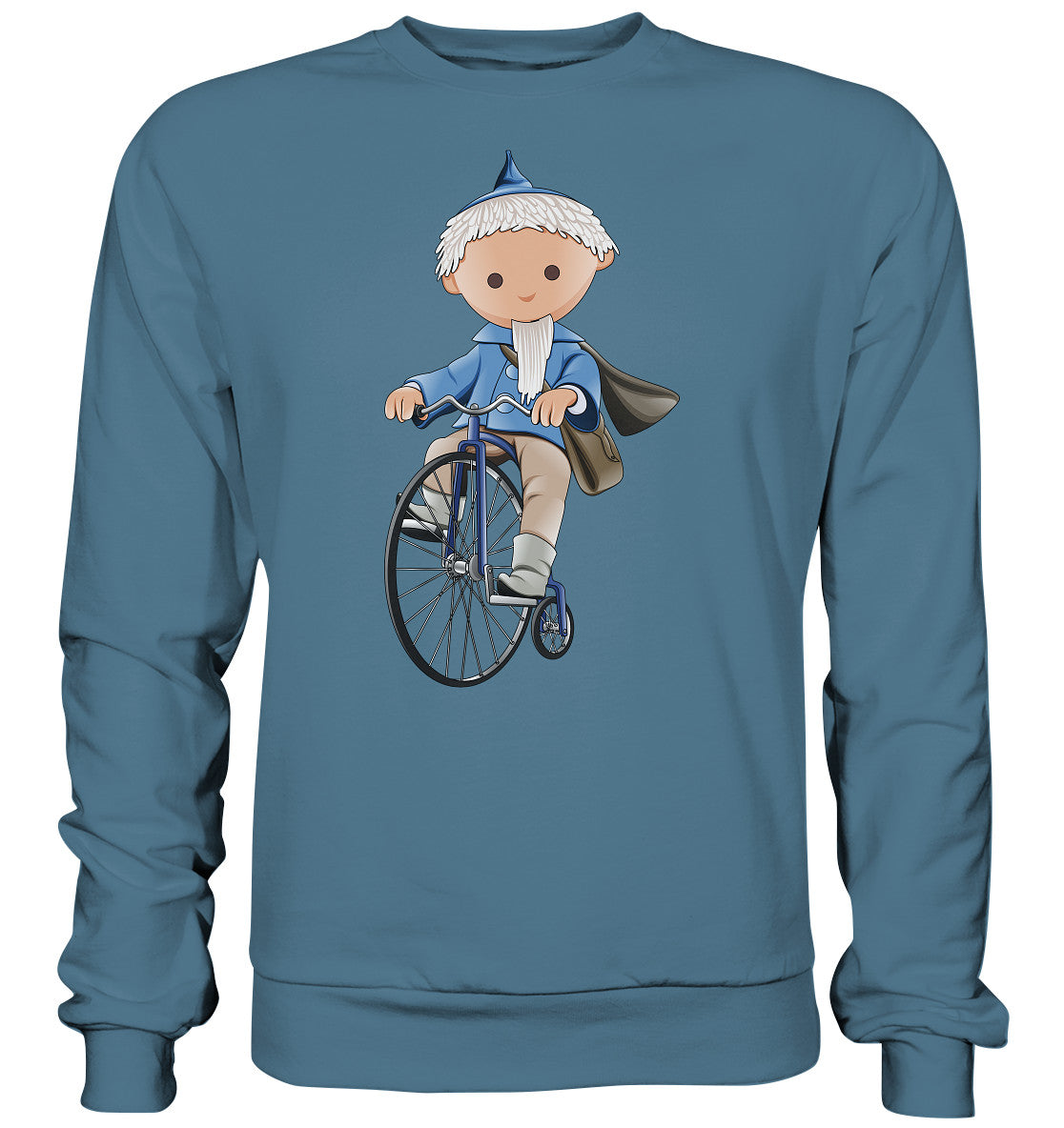 DDR Ostalgie Pullover Unisex • UNSER SANDMÄNNCHEN - AUF DEM HOCHRAD - BLAU (PU-97, 1969)