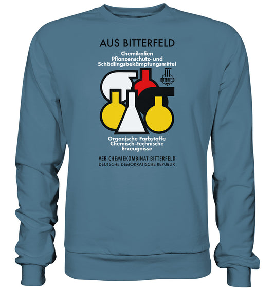 DDR Ostalgie Pullover Unisex • CHEMIKALIEN AUS BITTERFELD