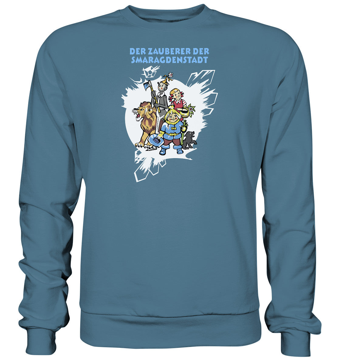 DDR Ostalgie Pullover Unisex • WOLKOW - DER ZAUBERER DER SMARAGDENSTADT
