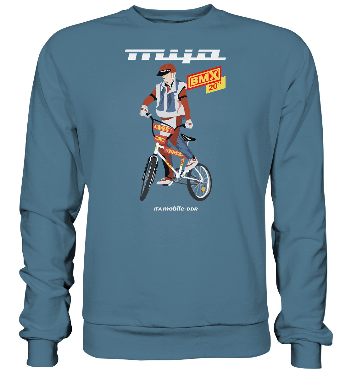 DDR Ostalgie Pullover Unisex • MIFA BMX - ORIGINAL WERBUNG