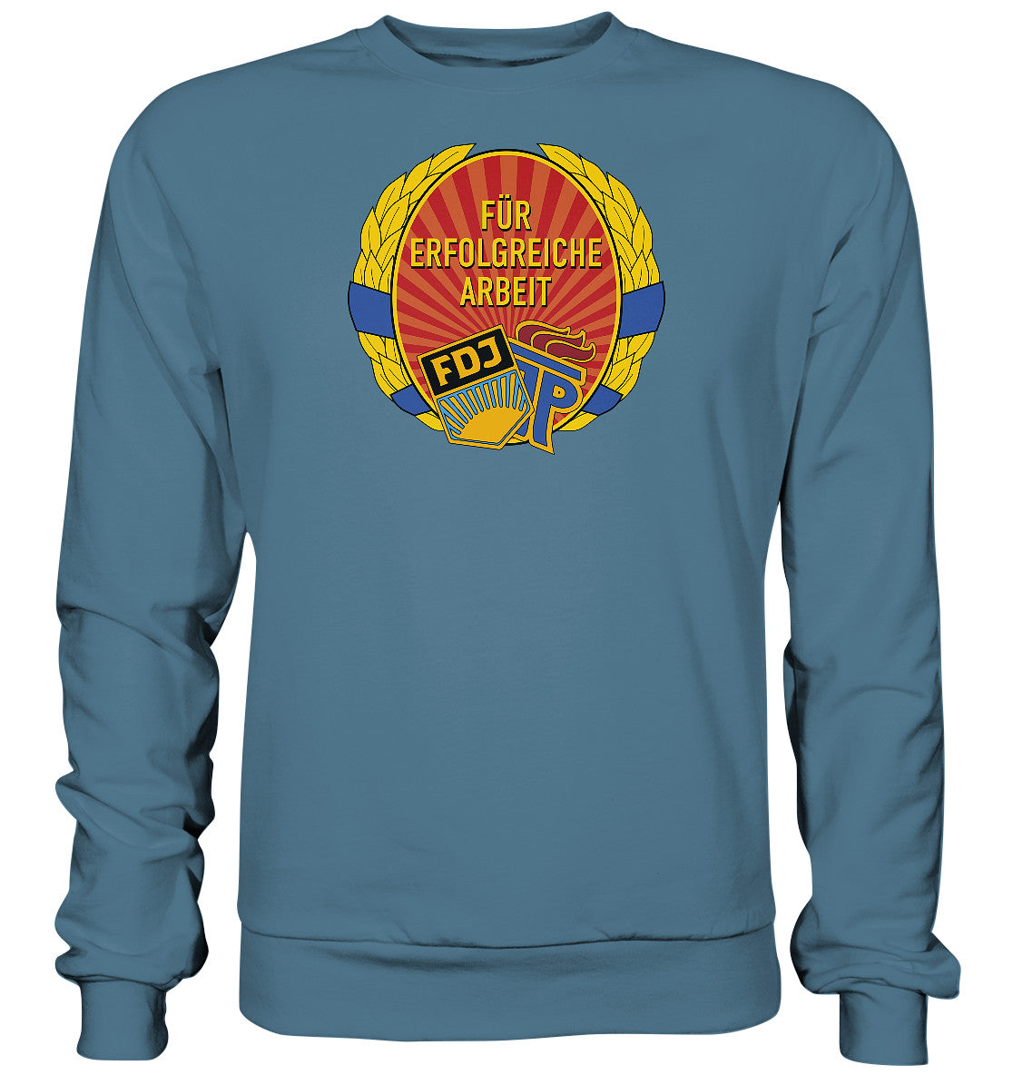 DDR Ostalgie Pullover Unisex • ABZEICHEN - FÜR ERFOLGREICHE ARBEIT