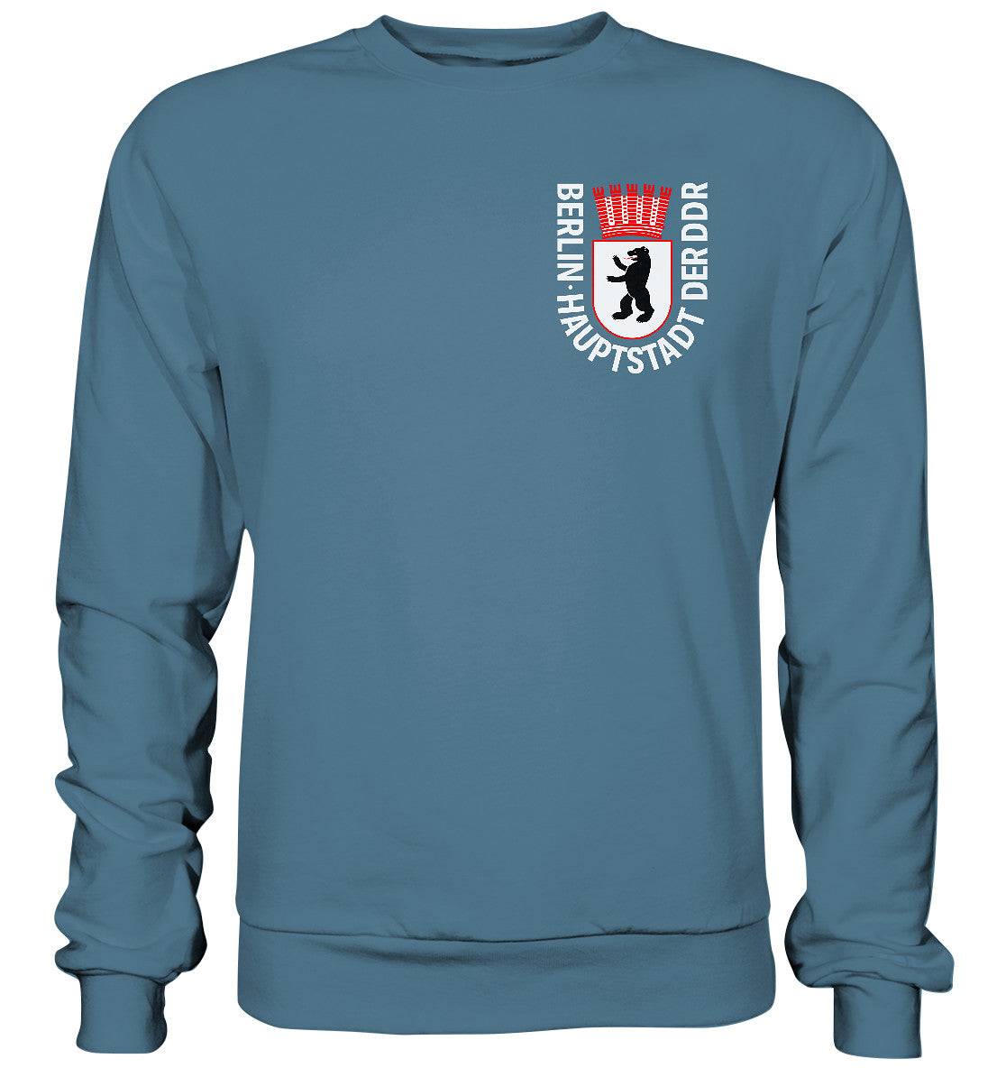 DDR Ostalgie Pullover Unisex • WAPPEN BERLIN - HAUPTSTADT DER DDR