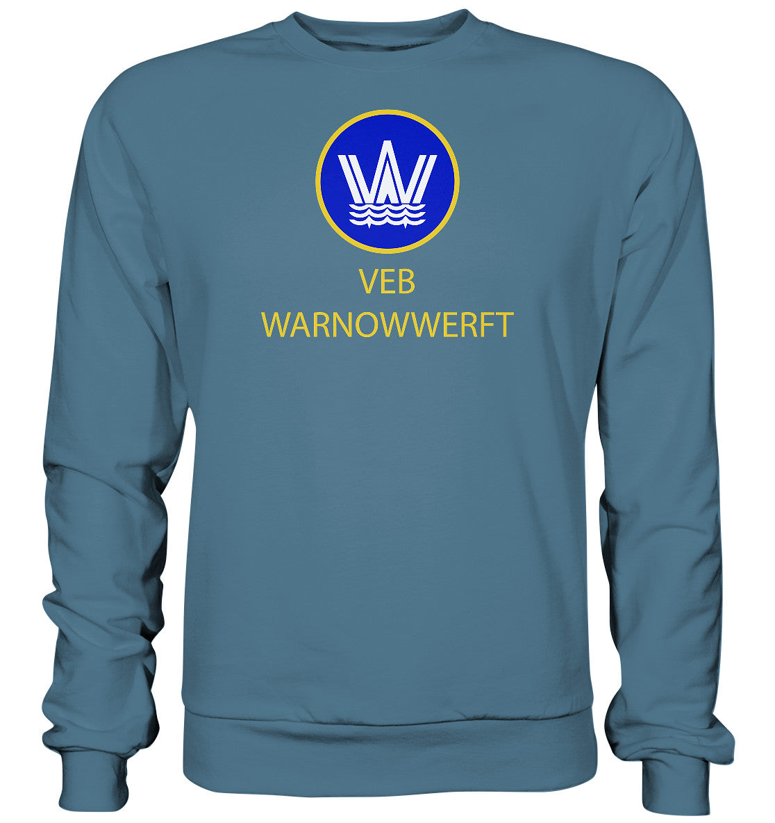 DDR Ostalgie Pullover Unisex • VEB WARNOWWERFT WARNEMÜNDE