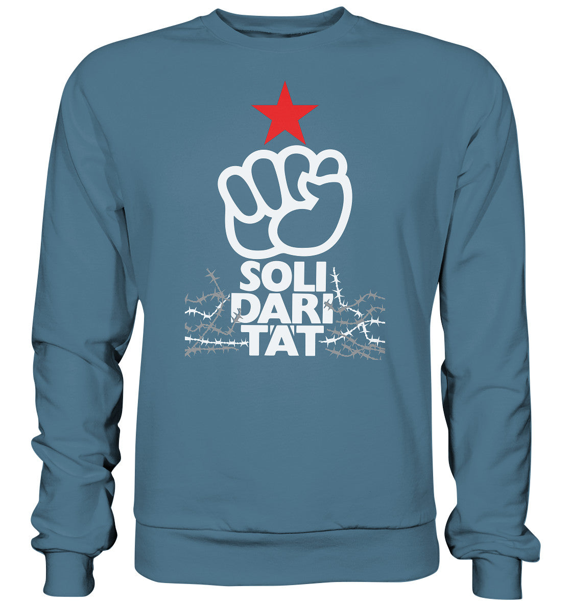 DDR Ostalgie Pullover Unisex • INTERNATIONALE SOLIDARITÄT