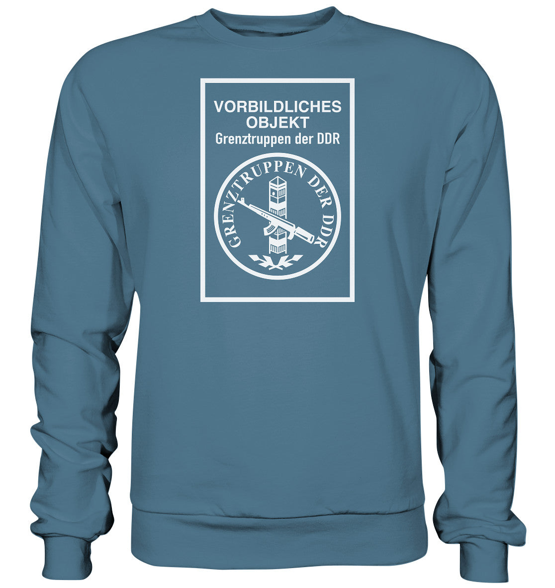 DDR Ostalgie Pullover Unisex • VORBILDLICHES OBJEKT - GRENZTRUPPEN DER DDR