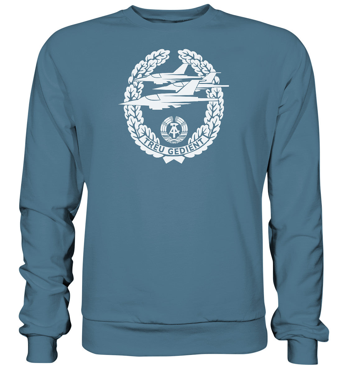 DDR Ostalgie Pullover Unisex • NVA-ORDEN - TREU GEDIENT - LUFTSTREITKRÄFTE
