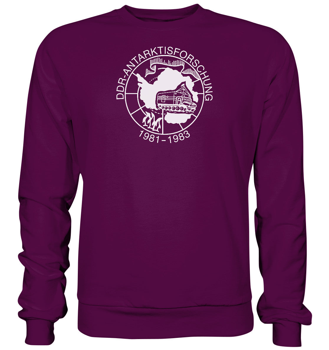 DDR Ostalgie Pullover Unisex • ANTARKTISFORSCHUNG DER DDR - 1981-1983