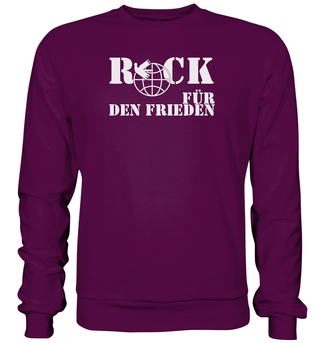 DDR Ostalgie Pullover Unisex •  ROCK FÜR DEN FRIEDEN - MUSIKFESTIVAL