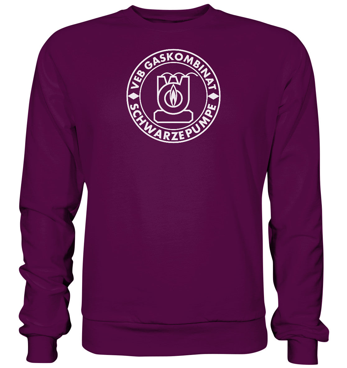 DDR Ostalgie Pullover Unisex • VEB GASKOMBINAT SCHWARZE PUMPE