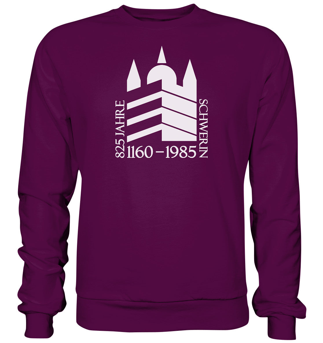 DDR Ostalgie Pullover Unisex • 825 JAHRE SCHWERIN - 1985