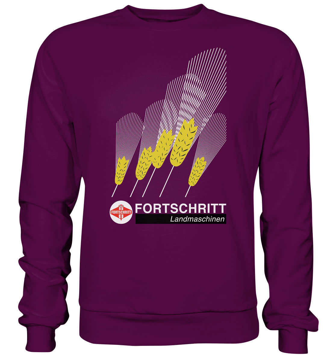 DDR Ostalgie Pullover Unisex • FORTSCHRITT LANDMASCHINEN - PLAKATMOTIV