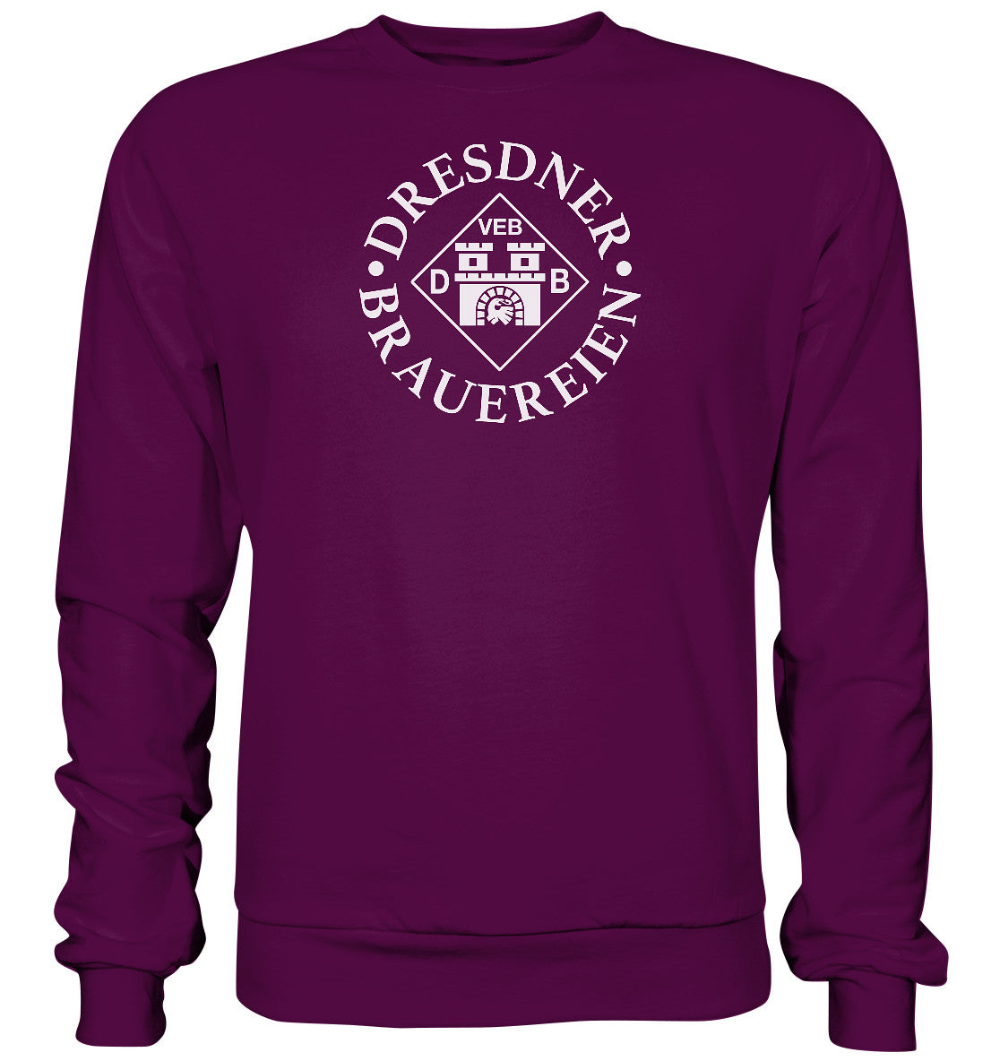 DDR Ostalgie Pullover Unisex • VEB DRESDNER BRAUEREIEN