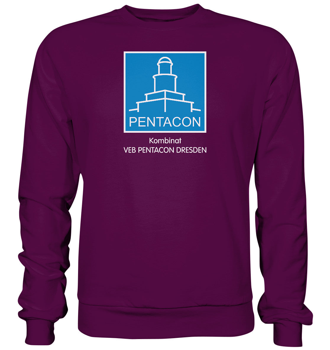 DDR Ostalgie Pullover Unisex • KOMBINAT VEB PENTACON DRESDEN