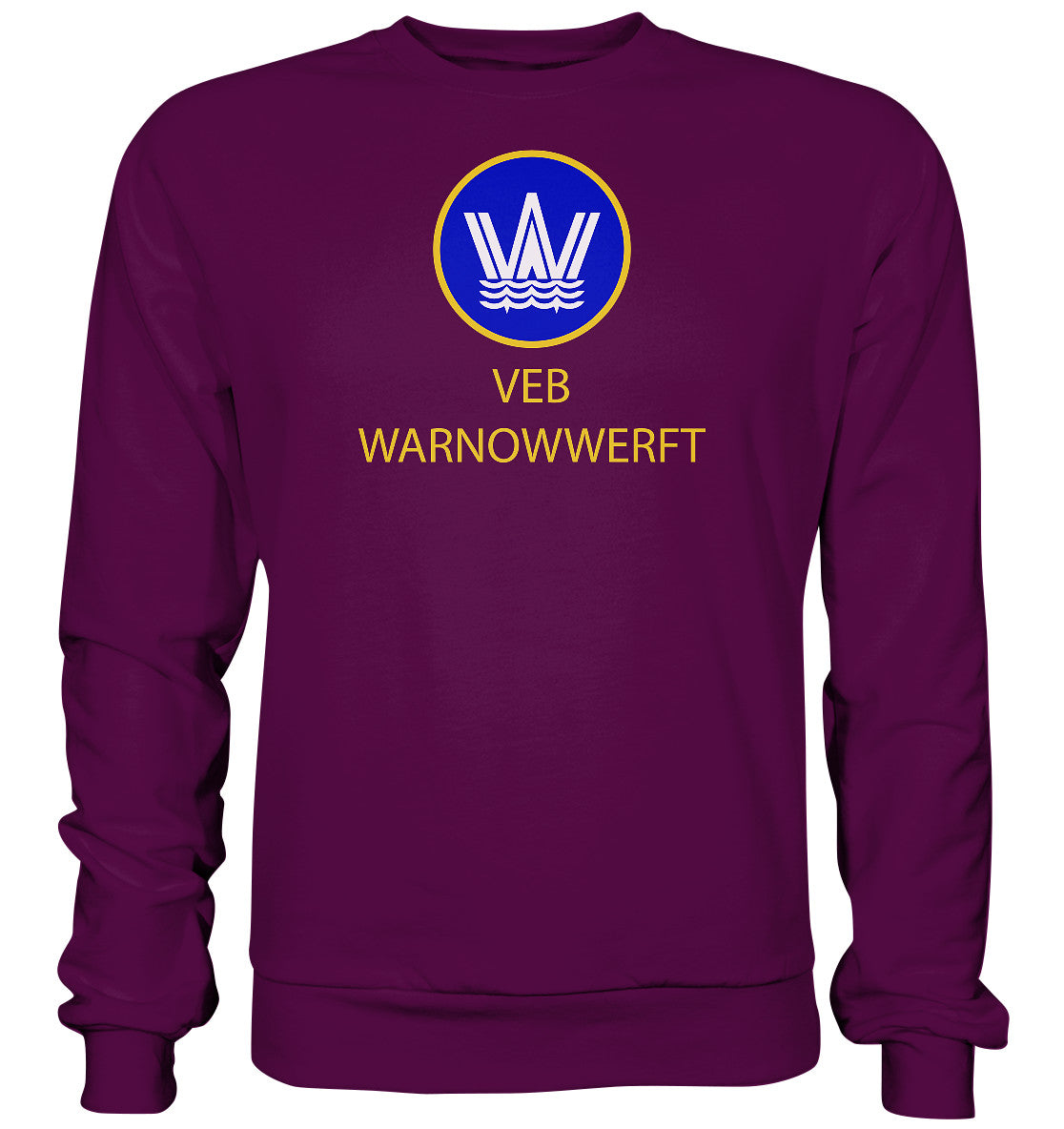 DDR Ostalgie Pullover Unisex • VEB WARNOWWERFT WARNEMÜNDE