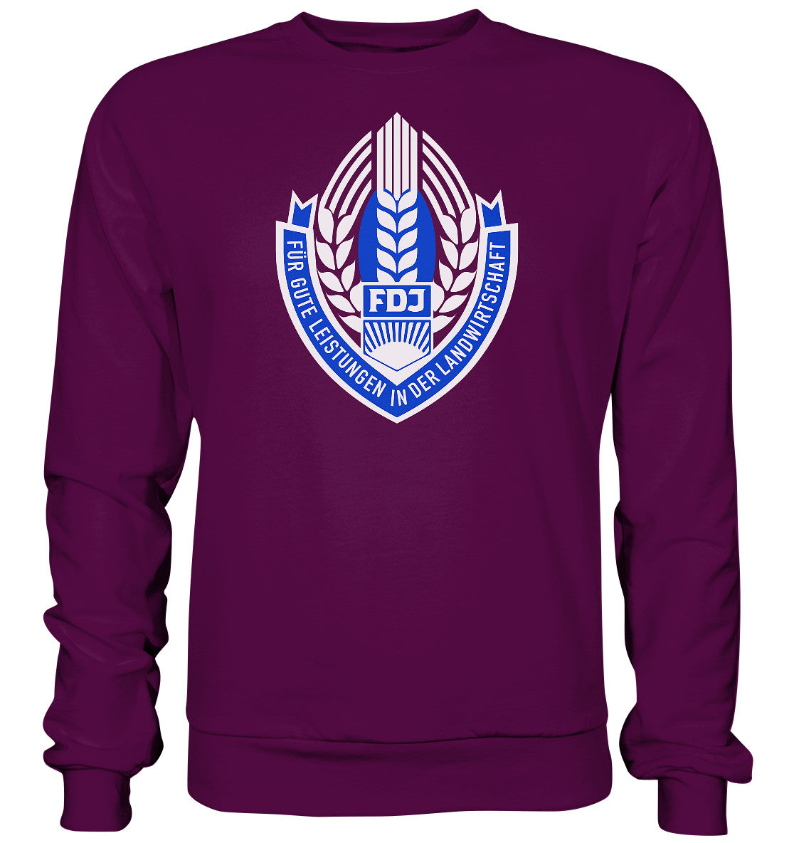 DDR Ostalgie Pullover Unisex • FDJ - FÜR GUTE LEISTUNGEN IN DER LANDWIRTSCHAFT