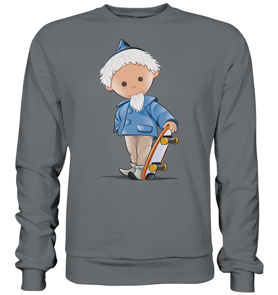 DDR Ostalgie Pullover Unisex • UNSER SANDMÄNNCHEN - ROLLBRETT-SKATER