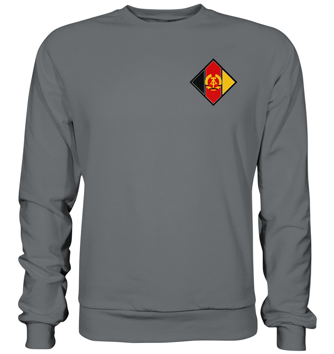DDR Ostalgie Pullover Unisex • NVA LUFSTSTREITKRÄFTE - BRUST BADGE