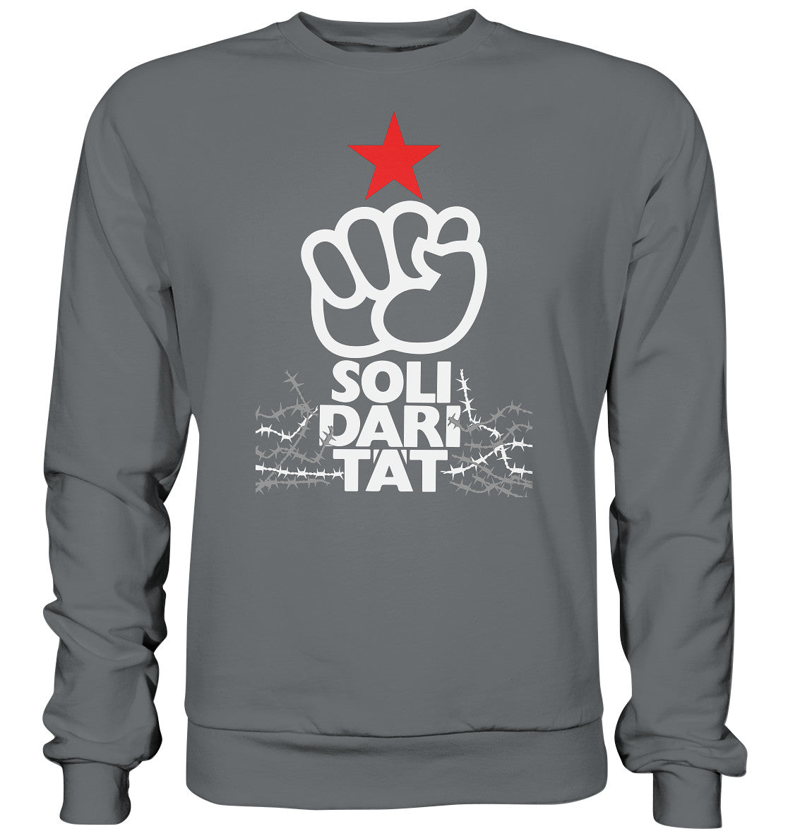 DDR Ostalgie Pullover Unisex • INTERNATIONALE SOLIDARITÄT