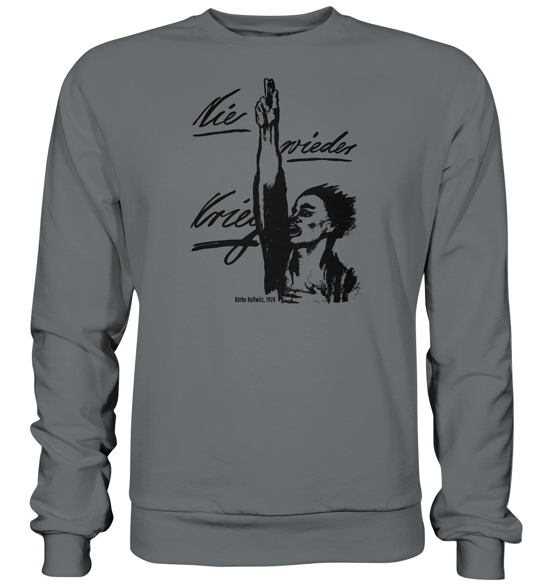 DDR Ostalgie Pullover Unisex • NIE WIEDER KRIEG - KÄTHE KOLLWITZ